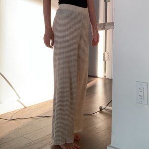 Aritzia Beige Tan White Wilfred Pants XS